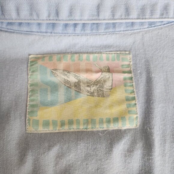 Vtg 80s Pacific Coast Highway Shirt S PCH Tropics Colorblock Surf‎ Short Sleeve - Picture 2 of 16